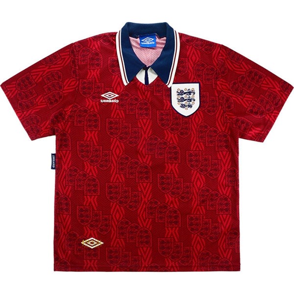 Camiseta Inglaterra Segunda equipación Retro 1994 Rojo